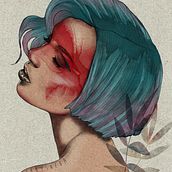 My project in Illustrated Portraits with Procreate course. Watercolor Painting project by october87 - 08.30.2020
