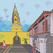 Mi Proyecto del curso: Ilustración arquitectónica: capta la personalidad de una ciudad. Digital Architecture, and Architectural Illustration project by Gabriela Cartagena - 08.27.2020