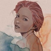 Mi Proyecto del curso: Retrato ilustrado con Procreate. Digital Illustration project by pamelakesian - 08.27.2020