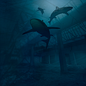 Ciudad bajo el agua. Photomontage project by Benjamin Pavez - 08.27.2020