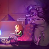 Preguiça. Un proyecto de Pintura digital de Rafa D'Agostini - 27.08.2016