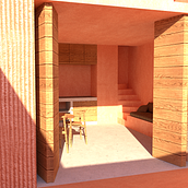 Mi Proyecto del curso: Representación gráfica de proyectos arquitectónicos. 3D, and Architecture project by Brandon Velazquez Mateos - 08.27.2020
