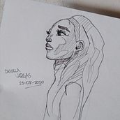 Icarus falls. Drawing, Pencil Drawing, Figure Drawing, Artistic Drawing, Portrait Drawing, and Realistic Drawing project by Daniela Vargas - 08.27.2020