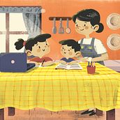 Back to school, for El Universal . Un proyecto de Ilustración digital de Ani Cortés - 27.08.2020