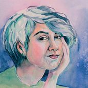 Mi proyecto final "Retrato artístico en acuarela". Een project van  Beeldende kunst van Patricia Maldonado Orbegozo - 10.09.2020