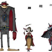 Mi Proyecto del curso: Fábrica de personajes ilustrados. Traditional illustration project by Arturo Iván Gutiérrez Guerra - 08.28.2020