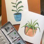 My project in Techniques applied to watercolour illustration course. Drawing, Traditional illustration, and Watercolor Painting project by Chiara Borsari - 08.28.2020