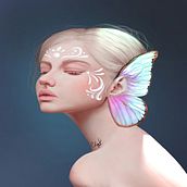 My project in Digital Fantasy Portraits with Photoshop course. Digital Painting project by Chingyeng Thao - 08.28.2020