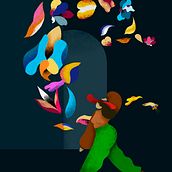 Meu projeto do curso: Ilustração flat com Photoshop.  project by julianaferreirajfrr123 - 08.28.2020