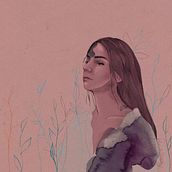 Mi Proyecto del curso: Retrato ilustrado con Procreate. Digital Drawing project by Lucia Tessey - 08.29.2020