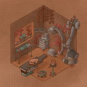 Sweet Operating Room. Digital Illustration project by Luis Garcia Dominguez - 08.29.2020