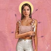 Mi Proyecto del curso: Retratos pictóricos con técnicas digitales. Un progetto di Creatività, Disegno di ritratti, Disegno digitale, Illustrazione tradizionale, Illustrazione digitale e Teoria del colore di Aidan 90 - 30.10.2020