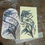 Mi Proyecto del curso: Tatuaje para principiantes. Tattoo Design project by Chuy Becerra - 06.16.2022