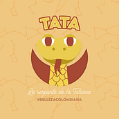 TATA-La serpiente de la Tatacoa . Un proyecto de Diseño editorial, Diseño gráfico, Ilustración digital e Ilustración infantil de Valentina Montañez Mejia - 30.08.2020
