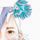 My project in Illustrated Portrait in Watercolor course. Un projet de Aquarelle de danni_greenlee - 30.08.2020