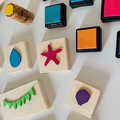 Tampones "Estiu 2020". Creating with Kids project by Nuria Olivares Rodriguez - 08.31.2020