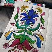 Mi Proyecto del curso: Introducción a la ilustración floral con acrílico. Traditional illustration, and Botanical Illustration project by Niobe S.L - 08.30.2020