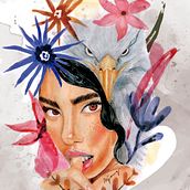 Mi Proyecto del curso: Retrato ilustrado en acuarela. Fine Arts project by María Jesús Mora - 08.30.2020