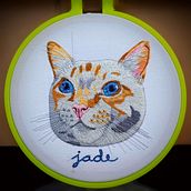 Mi Proyecto del curso: Needle painting para principiantes. Embroider project by linitavan - 08.30.2020