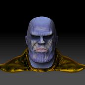 Mi Proyecto del curso: Modelado de personajes en 3D - THANOS. Een project van IT van Guillermo Garcia - 28.09.2020