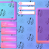 Overlay for Stream 1 for Twitch. Un projet de Cinéma, vidéo et télévision, Marketing pour YouTube, Design , Conception de jeux , Conception de jeux vidéo, Conception numérique, Design graphique, Design pour les réseaux sociaux , et Vidéo de Vivian Machinievski - 12.05.2020