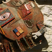 Circus. Wooden mechanical toys inspired by czech author and illustrator KvetaPacovska. 3D Character Design, Acr, lic Painting, Art To, and s project by psechek - 08.31.2020