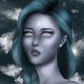Mi Proyecto del curso: Retratos digitales de fantasía con Photoshop. Un progetto di Disegno, Disegno digitale, Illustrazione tradizionale e Illustrazione digitale di Yolanda Chaves - 31.08.2020