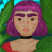 Mi Proyecto del curso: Retratos digitales de fantasía con Photoshop. Een project van Traditionele illustratie van Mayra Alejandra Giraldo Gonzalez - 01.09.2020