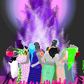 Resistir. Fine Arts, Concept Art, Artistic Drawing, and Digital Illustration project by m_jimenezmacarena - 09.01.2020