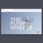The Flying Wheels Website. Desenvolvimento Web, e Web Design projeto de Juan de Vallejo Marijuán - 02.09.2020