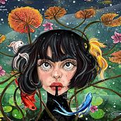 My project for the class of Digital Fantasy Portraits with Photoshop- Karmen Loh . Traditional illustration project by Geraldine Csapek - 09.01.2020