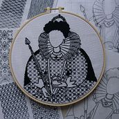 Elizabeth I bordada en el legado de Lady Catherine ❤️. Un projet de Broderie de Amambay Godoy - 02.09.2020