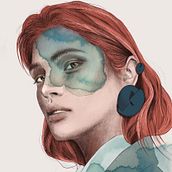 Mi Proyecto del curso: Retrato ilustrado con Procreate . % Mia Yehorova tarafından hazırlanan Geleneksel illüstras, on, Dijital İllüstras, Ve on projesi - 07.02.2020