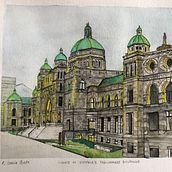 My project in Architectural Sketching with Watercolor and Ink course. Architectural Illustration, and Watercolor Painting project by Rafael Garcia - 09.02.2020