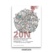 Cartel macro-manifestación aragonesa 20N contra la represión 2019. Un progetto di Design di poster , Graphic design e Illustrazione tradizionale di Eva Cortés Jiménez - 20.11.2019