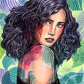 Mi Proyecto del curso: Retrato ilustrado con Procreate. Un projet de Beaux Arts, Esquisse  , et Dessin artistique de Elisabeth Kalon - 03.09.2020