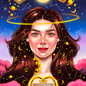 Mi Proyecto del curso: Retratos digitales de fantasía con Photoshop. Un progetto di Arte concettuale, Character design, Illustrazione tradizionale e Illustrazione digitale di sebastian perez villa - 03.09.2020