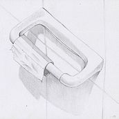 Papel higienico dibujo en lapiz. Fine Arts, Pencil Drawing, Artistic Drawing, and Traditional illustration project by Paula Acero - 09.03.2015