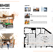 Corner-house Manchester - Student Bar Project. Retail Design, Arquitetura de interiores, e Design de interiores projeto de Julia A - 10.02.2020