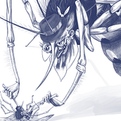 Zancudo del sentido común. Un proyecto de Ilustración digital de Pablo Gozalves - 04.07.2020