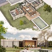 Mi Proyecto del curso: CASA DUO. Architecture, and Architectural Illustration project by Diana Carolina Rojas Caracas - 09.05.2020
