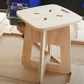 Mi Proyecto del curso: Introducción al diseño de mobiliario con router CNC. 3D Modeling, and ArchVIZ project by Sandra Janette Bautista Condori - 09.05.2020