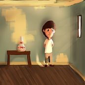My project in Lighting Principles for Digital Painting course. Art Direction project by Ibrahim Albuainain - 09.05.2020