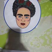 Mi Proyecto del curso: Retratos bordados en pedrería. Embroider project by agudeloolgalucia465 - 09.06.2020
