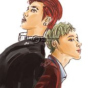 TaeTen (NCT U) - Baby Don't Stop. Digital Illustration project by Angelica Bautista - 10.11.2018