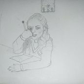 Ella es Milein. Un proyecto de Dibujo de Retrato de Melina Mendoza - 06.09.2020