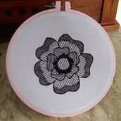  Introdução ao bordado blackwork. Embroider project by RÚBIA REGO BARROS - 09.06.2020