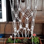 Mi Proyecto del curso: Macramé: nudos básicos y complejos . Macramê projeto de María José Imaz - 11.09.2020