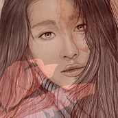Mi Proyecto : Retrato ilustrado con Procreate. Projekt z dziedziny Portret, R, sunek c, frow, Trad, c i jna ilustracja użytkownika Fátima Velázquez Márquez - 07.09.2020