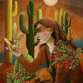 Meu projeto do curso: Técnicas de ilustração com aquarela digital. Un projet de Beaux Arts, Dessin, Dessin numérique, Illustration traditionnelle et Illustration numérique de Débora Fioravante - 08.09.2020
